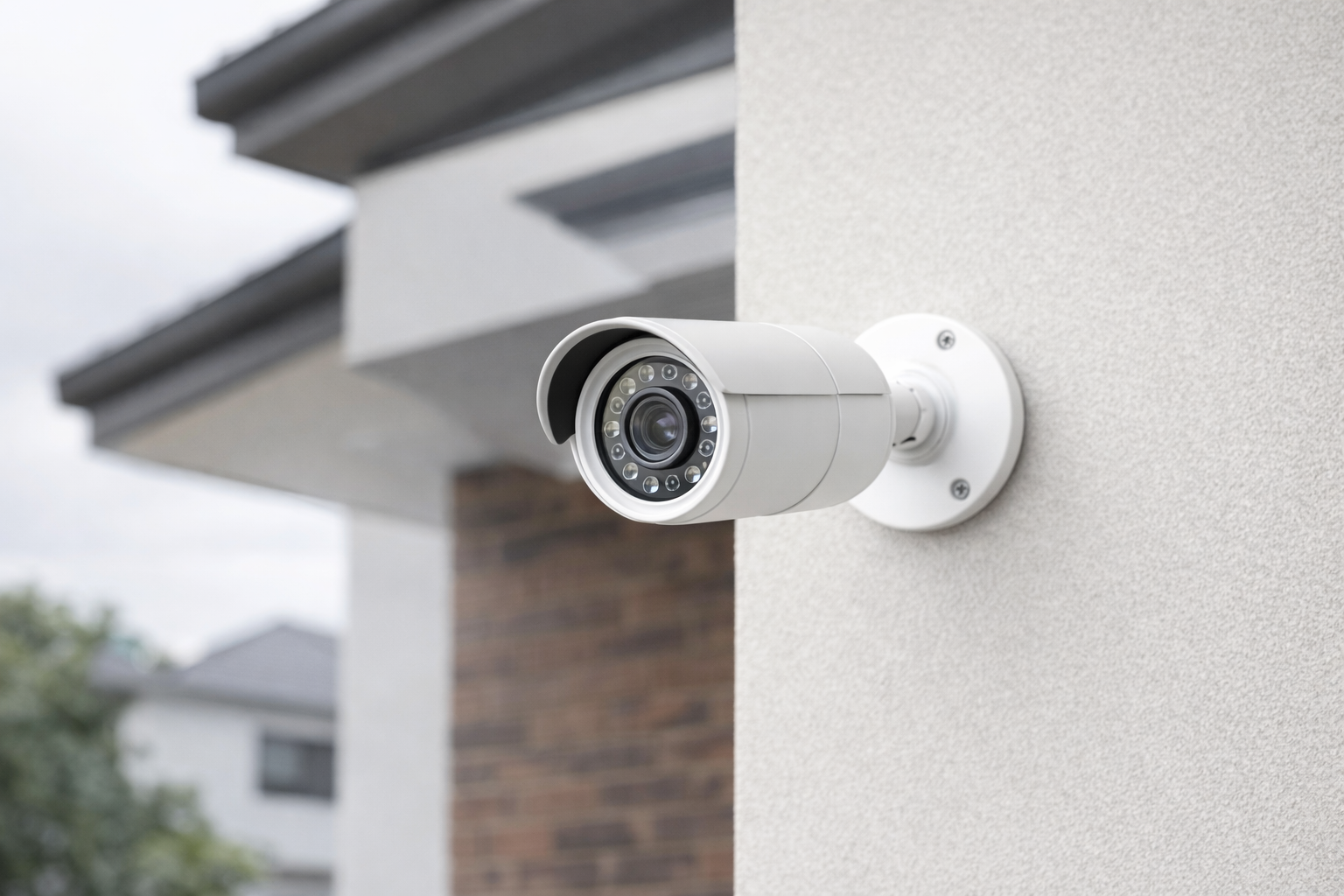 Security cameras and CCTV system installed in a Melbourne property by a licensed electrician